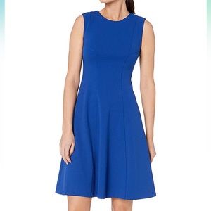 Tommy Hilfiger Royal Blue fit and flare sleeveless dress